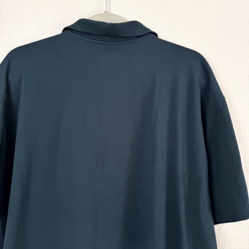 Columbia teal short sleeve polo shirt stretch cotton active fit XXL - Picture 6 of 9